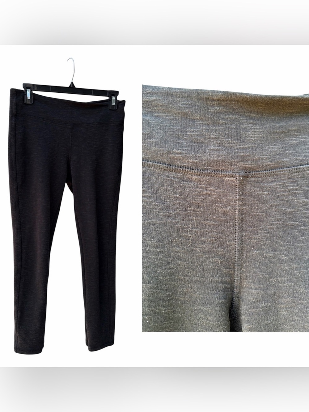 Vintage 2nd & Vine Black Made In USA Leggings Women Size M